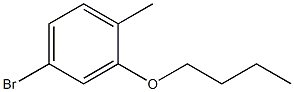 4-bromo-2-butoxy-1-methylbenzene Structure