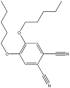 1,2-Benzenedicarbonitrile, 4,5-bis(pentyloxy)- 구조식 이미지