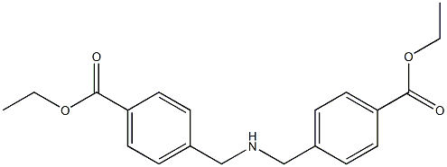 Benzoic acid, 4,4'-[iminobis(methylene)]bis-, diethyl ester 구조식 이미지