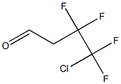Butanal, 4-chloro-3,3,4,4-tetrafluoro- 구조식 이미지