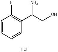 2-AMINO-2-(2-FLUOROPHENYL)ETHAN-1-OL HYDROCHLORIDE Structure