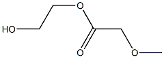 Acetic acid, methoxy-, 2-hydroxyethyl ester Structure