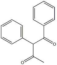 1,3-Butanedione, 1,2-diphenyl- 구조식 이미지