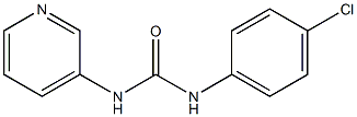 Urea, N-(4-chlorophenyl)-N'-3-pyridinyl- 구조식 이미지