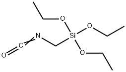 Silane, triethoxy(isocyanatomethyl)- 구조식 이미지