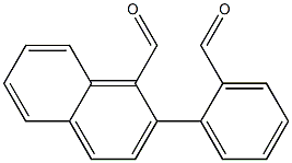 1-Naphthalenecarboxaldehyde, 2-(2-formylphenyl)- 구조식 이미지