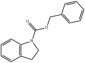 2,3-Dihydro-indole-1-carboxylic acid benzyl ester Structure