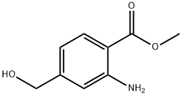 Benzoic acid, 2-amino-4-(hydroxymethyl)-, methyl ester Structure