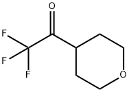2,2,2-trifluoro-1-(tetrahydro-2H-pyran-4-yl)ethan-1-one 구조식 이미지