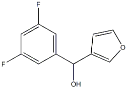(3,5-DIFLUOROPHENYL)(FURAN-3-YL)METHANOL Structure