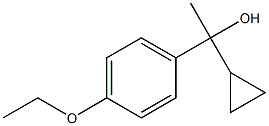 1-cyclopropyl-1-(4-ethoxyphenyl)ethanol 구조식 이미지