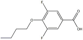 4-n-Butoxy-3,5-difluorobenzoic acid Structure