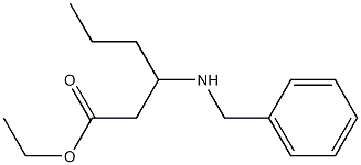 Hexanoic acid, 3-[(phenylmethyl)amino]-, ethyl ester Structure