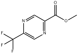 methyl 5-(trifluoromethyl)pyrazine-2-carboxylate 구조식 이미지