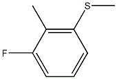 1-fluoro-2-methyl-3-methylsulfanylbenzene Structure