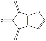 4H-Cyclopenta[b]thiophene-4,5,6-trione Structure