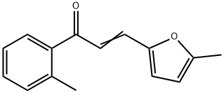 (2E)-3-(5-methylfuran-2-yl)-1-(2-methylphenyl)prop-2-en-1-one Structure