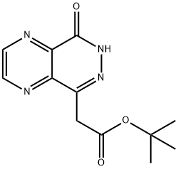 tert-butyl 2-(8-oxo-7,8-dihydropyrazino[2,3-d]pyridazin-5-yl)acetate Structure