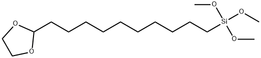 10-(1,3-dioxolan-2-yl)decyl-trimethoxysilane 구조식 이미지