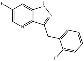 6-fluoro-3-(2-fluorobenzyl)-1H-pyrazolo[4,3-b]pyridine Structure