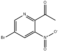 1-(5-Bromo-3-nitropyridin-2-yl)ethanone Structure