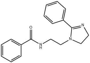 N-[2-(2-phenyl-4,5-dihydro-1H-imidazol-1-yl)ethyl]benzamide Structure