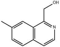 (7-METHYLISOQUINOLIN-1-YL)METHANOL 구조식 이미지