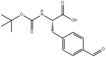 N-Boc-L-4-formyl-Phenylalanine 구조식 이미지