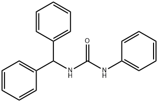 1-(diphenylmethyl)-3-phenylurea Structure