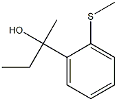 2-(2-methylsulfanylphenyl)butan-2-ol 구조식 이미지