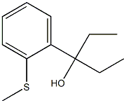 3-(2-methylsulfanylphenyl)pentan-3-ol Structure