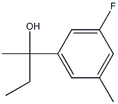 2-(3-fluoro-5-methylphenyl)butan-2-ol 구조식 이미지