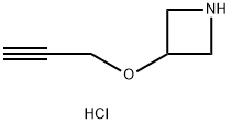 3-(prop-2-yn-1-yloxy)azetidine hydrochloride 구조식 이미지