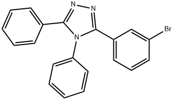 3-(3-Bromophenyl)-4,5-diphenyl-4H-1,2,4-triazole Structure