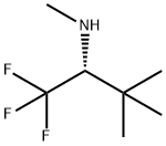 (R)-N-METHYL-2,2-DIMETHYL-1-TRIFLUOROMETHYL-PROPYLAMINE Structure