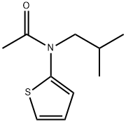 N-(2-methylpropyl)-N-(thiophen-2-yl)acetamide Structure