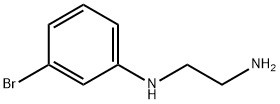 1,2-Ethanediamine, N-(3-bromophenyl)- Structure