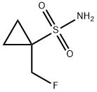 1-(fluoromethyl)cyclopropane-1-sulfonamide Structure