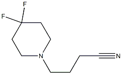 4-(4,4-difluoropiperidin-1-yl)butanenitrile Structure