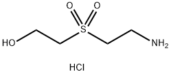 Ethanol, 2-[(2-aminoethyl)sulfonyl]-, hydrochloride Structure