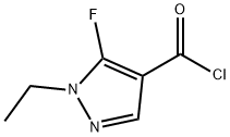 1-Ethyl-5-fluoro-1H-pyrazole-4-carbonyl chloride 구조식 이미지