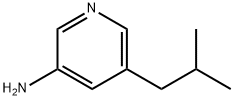 5-Isobutyl-pyridin-3-ylamine Structure