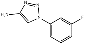 1-(3-Fluoro-phenyl)-1H-[1,2,3]triazol-4-ylamine Structure