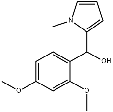 (2,4-DIMETHOXYPHENYL)(1-METHYL-1H-PYRROL-2-YL)METHANOL 구조식 이미지