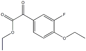 Ethyl 4-ethoxy-3-fluorobenzoylformate 구조식 이미지