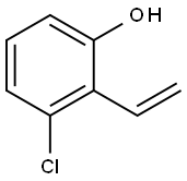 3-chloro-2-vinylphenol 구조식 이미지