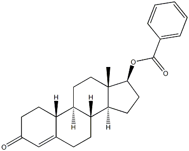 Estr-4-en-3-one,17-(benzoyloxy)-, (17b)- Structure