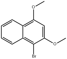 1-Bromo-2,4-dimethoxy-naphthalene Structure