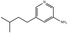 5-(3-Methyl-butyl)-pyridin-3-ylamine Structure