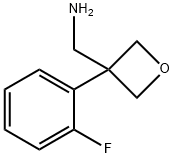 [3-(2-FLUOROPHENYL)OXETAN-3-YL]METHANAMINE Structure